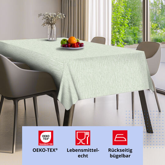 Tischdecke Monte Carlo Japondi green tea image number null